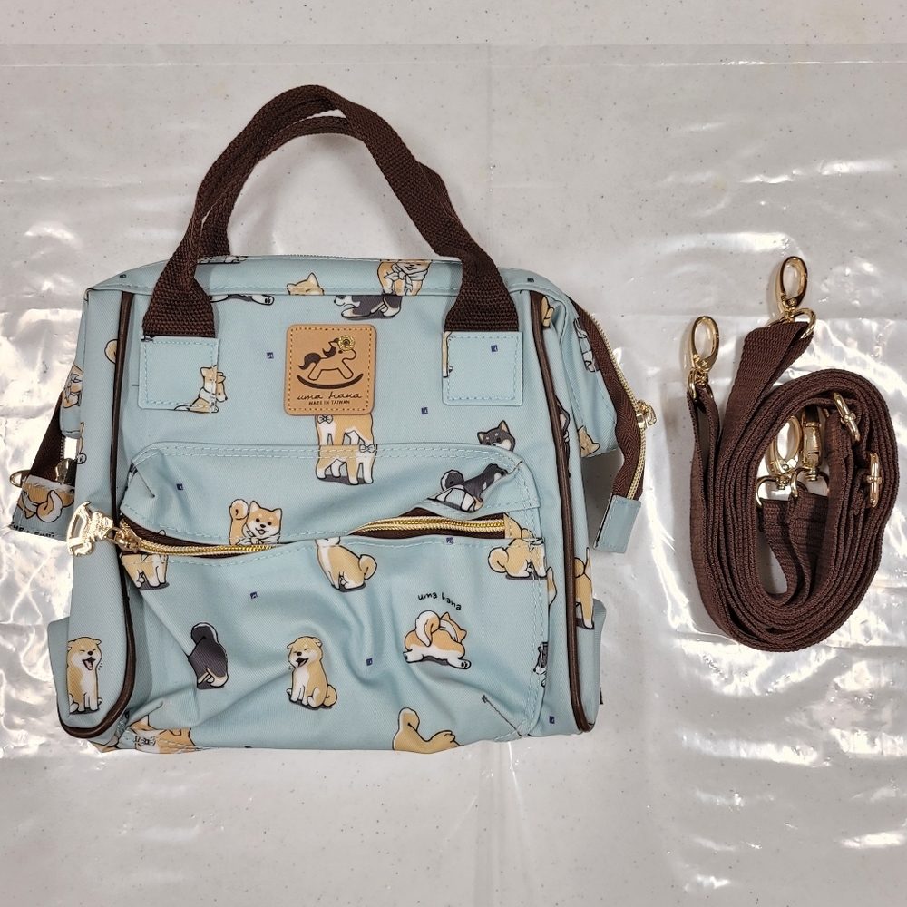 Waterproof Shiba Handbag Backpack Crossbody Bag - Picture 11 of 16